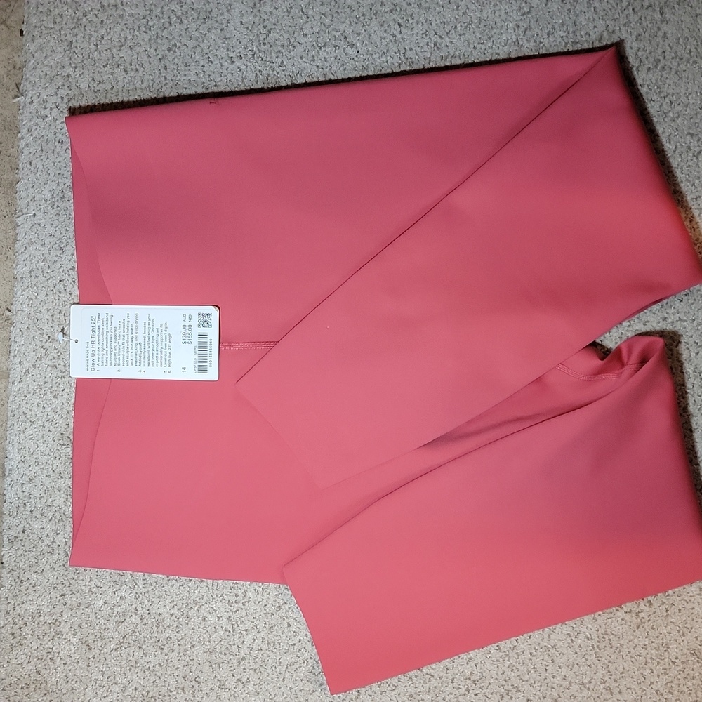 lululemon athletica Coral Pink Leggings
